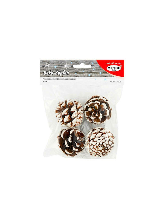 Meyco Christmas Decorative Pine 5cm 4pcs