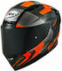 Suomy TX-Pro Advance Orange Fluo Motorradhelm Volles Gesicht ECE 22.06 Gewicht (+/-50 gr) mit Pinlock