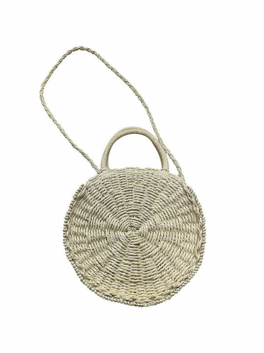 Summertiempo Straw Beach Bag Beige