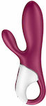 Satisfyer Hot Bunny Vibrator Iepurele cu Telecomandă 17.3cm Roșu