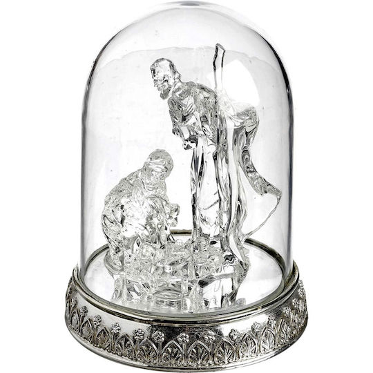 Christmas Snowball Illuminated with Bells 12x12x16cm
