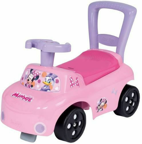 Smoby Minnie Auto Baby Walker Car Ride On for 12++ Months Pink