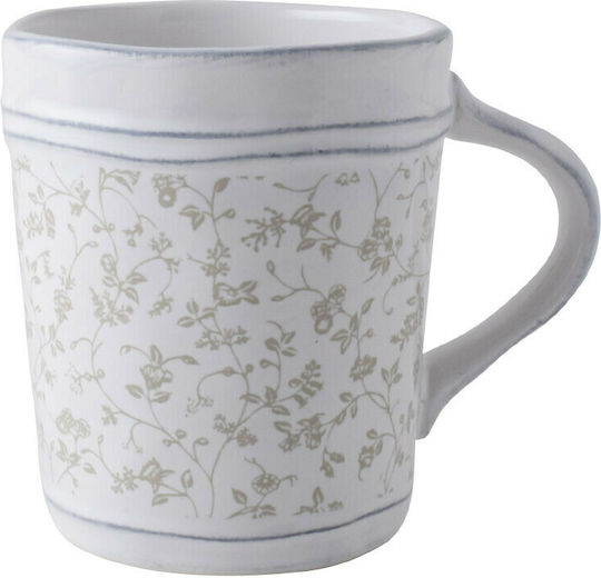 Laura Ashley Artisan Cană Ceramică Albă 350ml LA 1buc