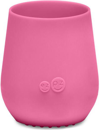 Ezpz Бебешка чаша Tiny Cup от силикон Розов за 6m+m+