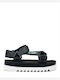 Maven Кожени Дамски Сандали Flatforms Черни