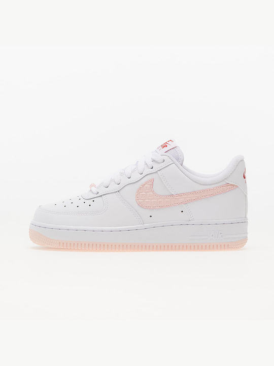 Nike Air Force 1 '07 Γυναικεία Sneakers White / Atmosphere / University Red / Sail