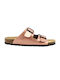 Plakton Leather Women's Sandals Pink