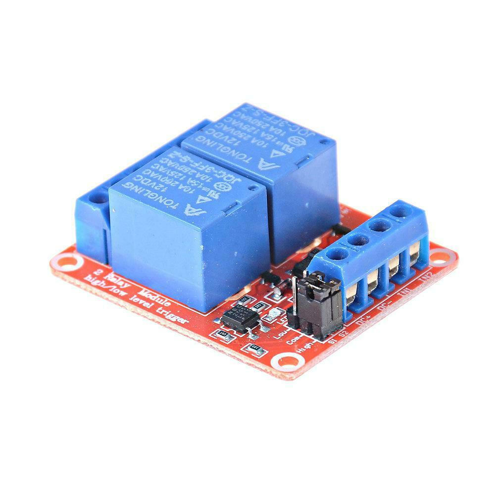 12V 2Channel Relay Module Board with Optocouplers (High/Low) Skroutz.gr