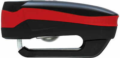 Abus 7000 RS1 Κλειδαριά Δισκόφρενου Μοτοσυκλέτας με Συναγερμό Κόκκινο Χρώμα