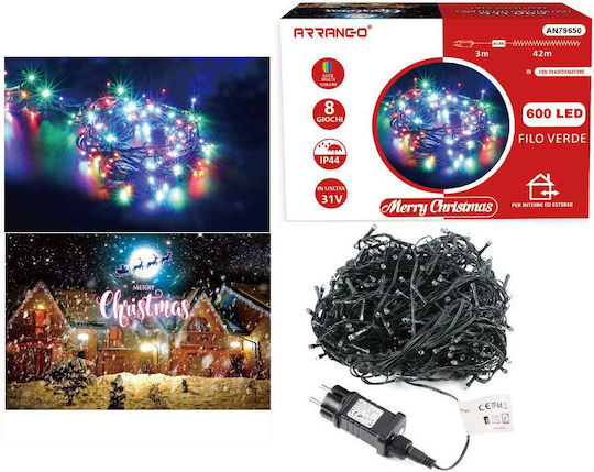 600 Λαμπάκια LED 42μ. RGB σε Σειρά