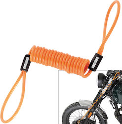 OnGuard Motorrad-Schlosserinnerungskabel mit Länge 100cm Orange Farbe