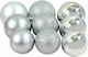 Hanging Ball Ornament Ornament Silver Set 70pcs