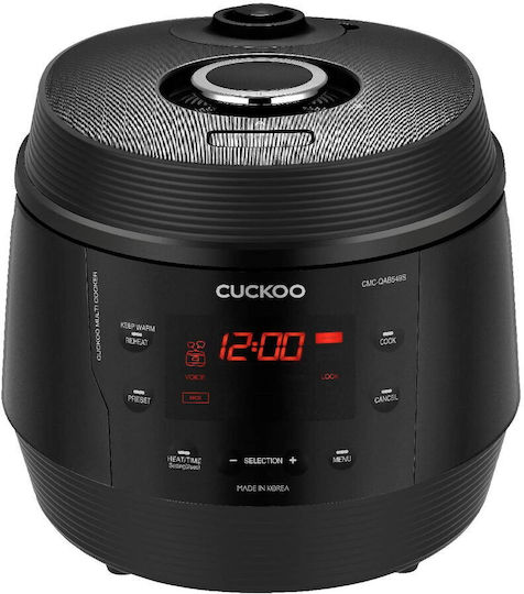 CUCKOO Cuckoo CMC-QAB549S Мултикукър 1100W с Капацитет 5лт Черен
