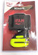IFAM Road 75C Motorcycle Disc Brake Lock in Yellow