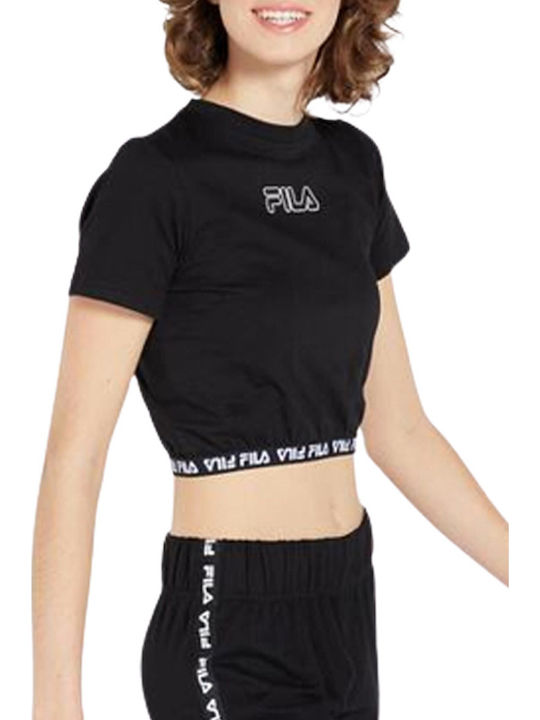 FILA Vanora Women's Athletic Crop Top Short Sle...