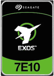 Seagate Exos 7E10 10TB HDD Σκληρός Δίσκος 3.5" SAS 3.0 7200rpm με 256MB Cache για NAS / Server / Καταγραφικό