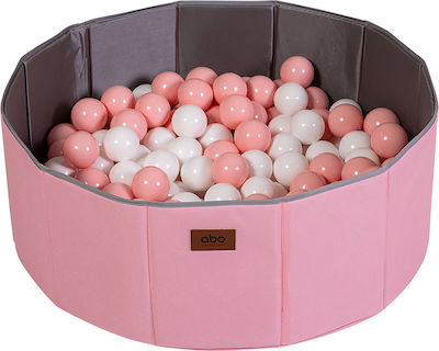 abo Ball Pit Classic made of Fabric 80x80x20cm. Pink