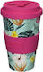 iDrink Tropical Κούπα Μπαμπού με Καπάκι Πολύχρωμη 435ml