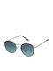 Jack & Jones Unisex Sonnenbrille mit Metall Gestell Gold / Gold Colour