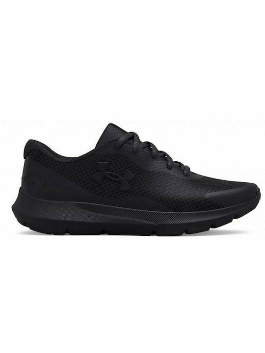 Under Armour Αθλητικά Παιδικά Παπούτσια Running Bgs Surge Μαύρα