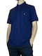 Guy Laroche Men's Short Sleeve Blouse Polo Navy Blue