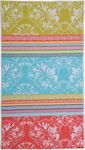 Nef-Nef Medusa Beach Towel Cotton Aqua/Orange 180x100cm.