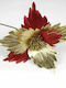 Iliadis Christmas Decorative Alexandrian 60cm Poinsettia 4pcs