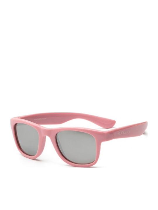 Koolsun Wave Unbreakable Kids Sunglasses Pink Sachet For 3-10 Years