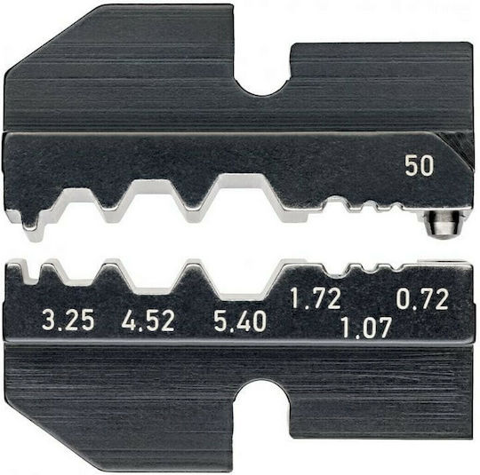 Knipex 97 49 50 Μήτρα Πρεσαρίσματος Ομοαξονικών Συνδέσμων & Χιτωνίων 0.72-3.25mm