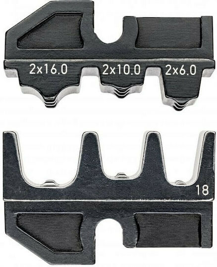 Knipex 97 49 18 Μήτρα Πρεσαρίσματος Μονωμένων Διπλών Ακροχιτωνίων