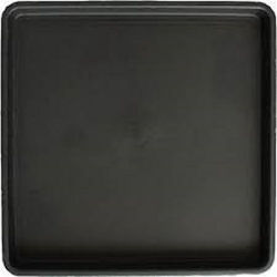 Viomes Linea 590 Square Plate Pot Charcoal 13x13cm