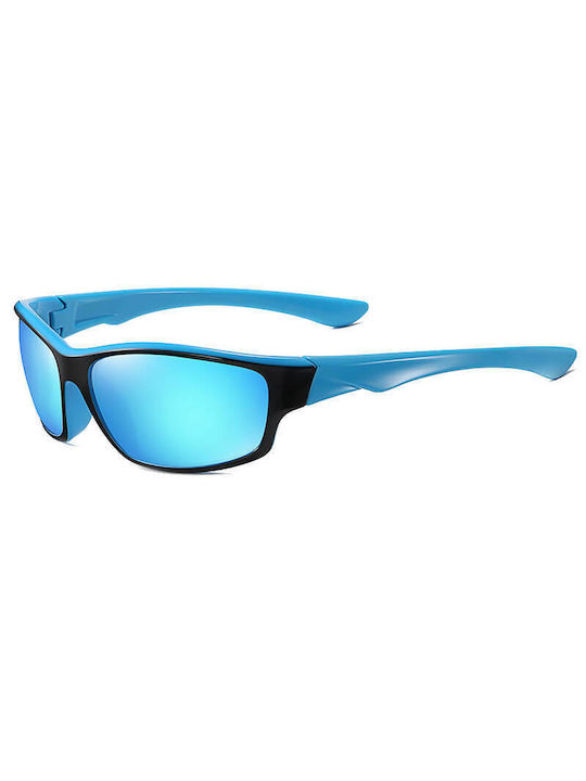 Moscow Mule Sunglasses with Blue Plastic Frame and Polarized Lens MM/3329/6