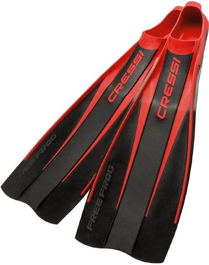 CressiSub Βατραχοπέδιλα Κολύμβησης Frog Plus Black/red