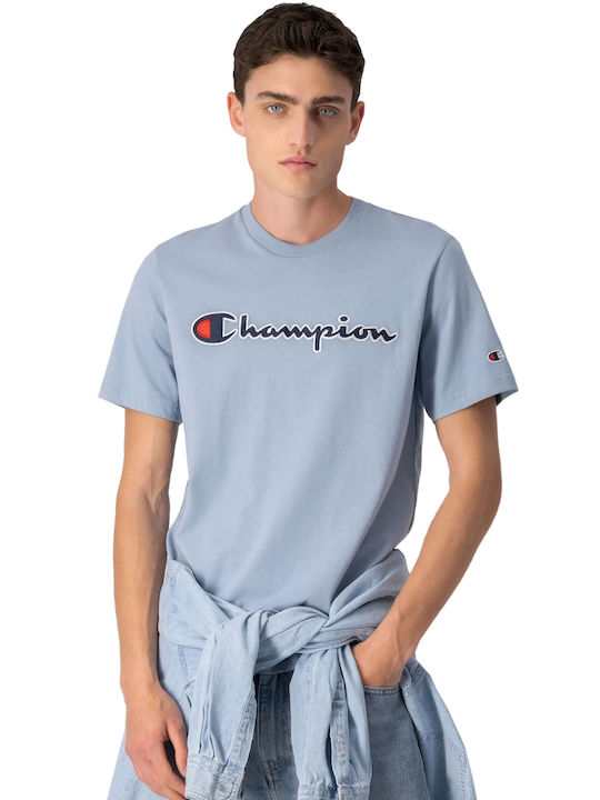 Champion Herren T-Shirt Kurzarm Pastel Blue