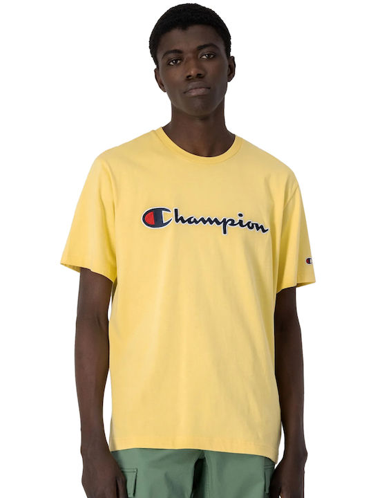 Champion Herren T-Shirt Kurzarm Gelb