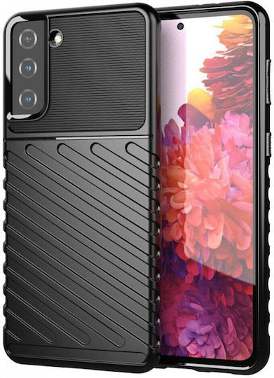 Powertech Задна корица Силикон Черен (Galaxy S22+ 5G)