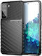 Powertech Umschlag Rückseite Silikon Schwarz (Galaxy S22 5G)