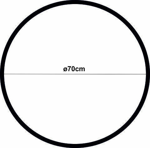 Reinhart Black Rhythmic Gymnastics Hoop Ø70cm