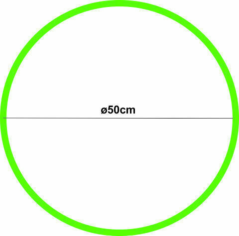 Reinhart 97150 Στεφάνι Ρυθμικής με Διάμετρο 50cm Πράσινο