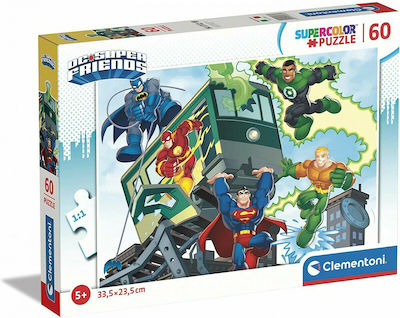 Kinderpuzzle Dc Comics Super Friends für 5++ Jahre 60pcs Clementoni