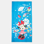 Disney Minnie Mouse Παιδική Πετσέτα Θαλάσσης σε Μπλε χρώμα 140x70cm