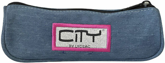Lyc Sac Κασετίνα Βαρελάκι Μπλε