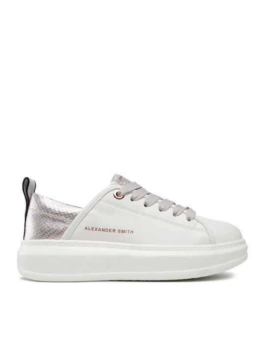 Alexander Smith Eco Wembley Γυναικεία Flatforms Sneakers Λευκά