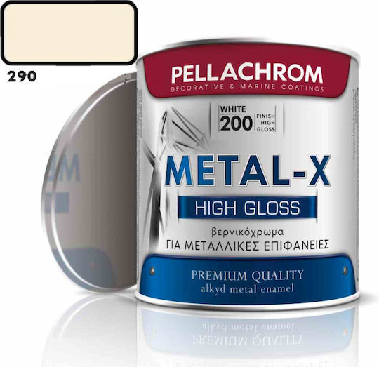 Pellachrom Βερνικόχρωμα Διαλύτου Metal-X 0.75lt 290