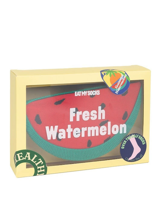 Eat My Socks Watermelon Κάλτσες με Σχέδια Κόκκινες