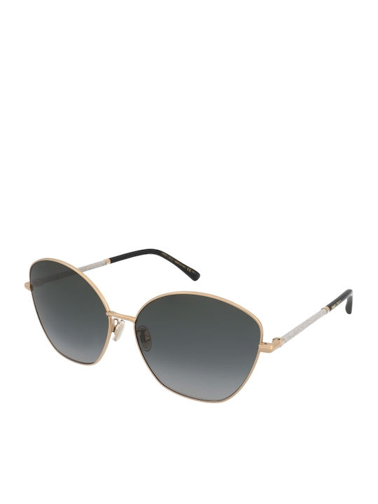 Jimmy Choo Women's Sunglasses with Gold Metal Frame and Gray Gradient Lens MARILIA/G/SK 2M2/9O
