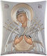 Slevori Heiligenikone Göttliche Mutter der Sieben Schwerter Silber 16x20cm