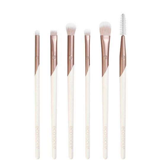 EcoTools Σετ με Πινέλα Μακιγιάζ από Συνθετική Τρίχα Luxe Exquisite Eye 6τμχ
