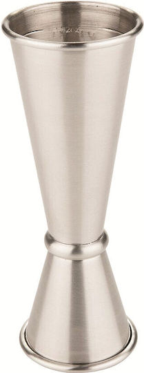 Novatex Double Bar Spirit Measure 25/50ml Inox