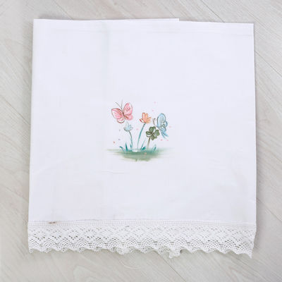 Bellissimo Baptism Towel Set Λευκό